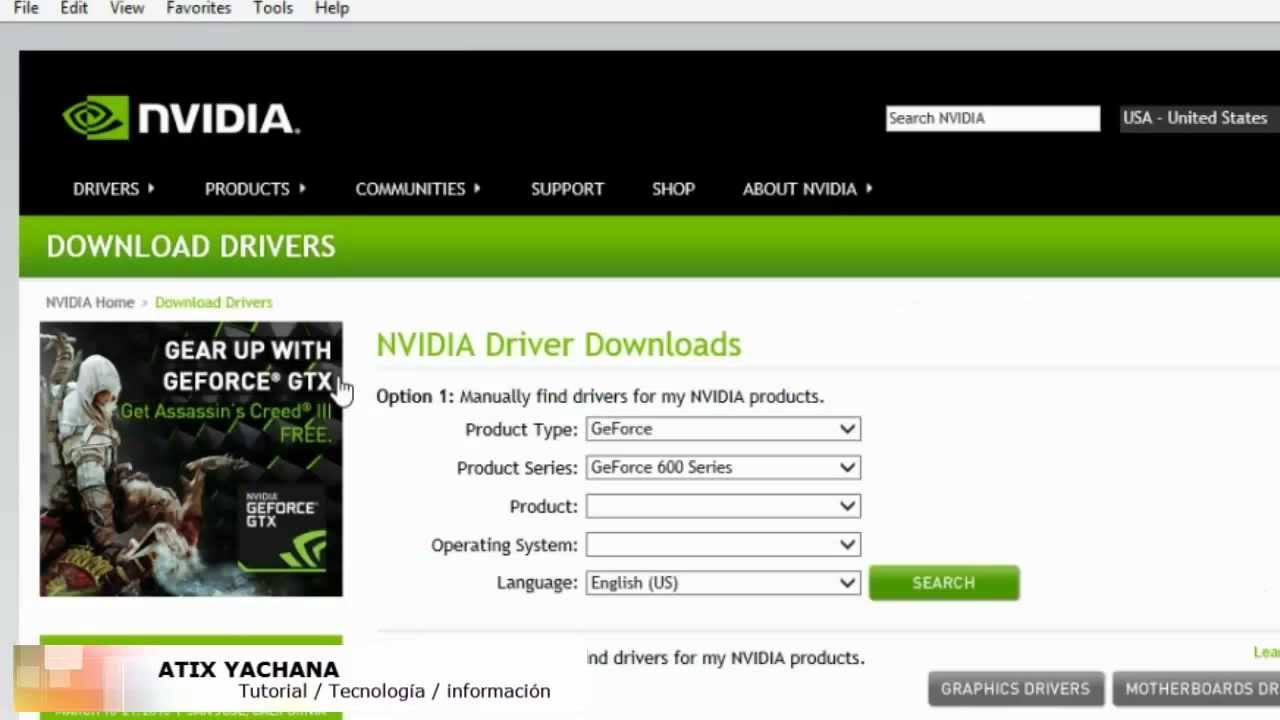 nvidia coprocessor driver windows 7